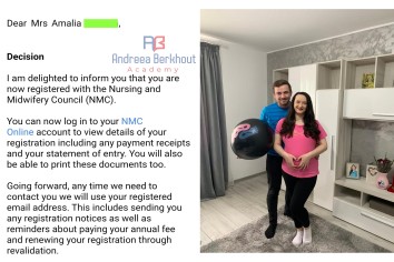 Amalia, Pin, Asistent Medical Roman in UK