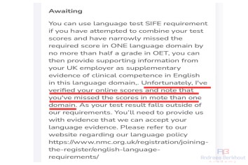 Adeverinta de la angajator in completarea testului IELTS/OET? Not that fast, spune NMC…